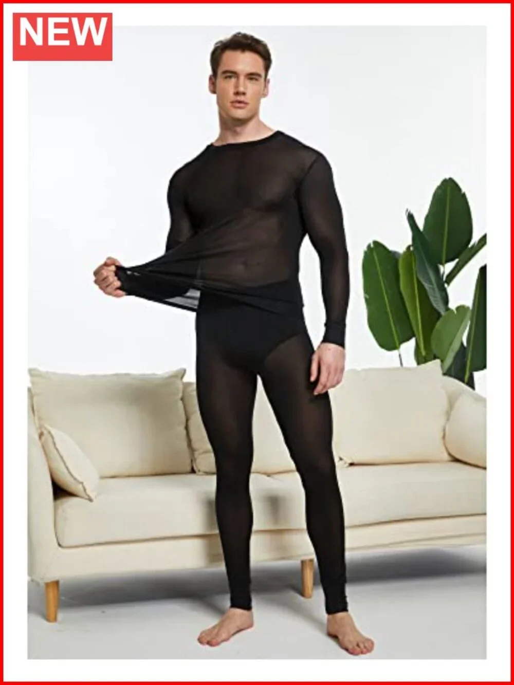 100% Silk Knitted Thermal Underwear Long Johns Bottom